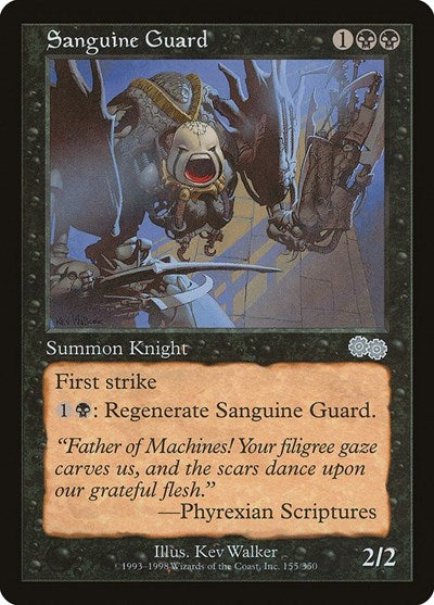 Sanguine Guard (Urza's Saga) Medium Play