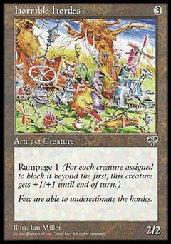 Horrible Hordes (Mirage) Light Play