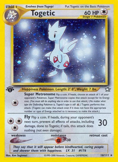 Togetic (Neo Genesis) Damaged / Poor Holofoil Unlimited
