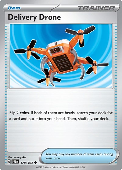 Delivery Drone (SV02: Paldea Evolved) Light Play Reverse Holofoil