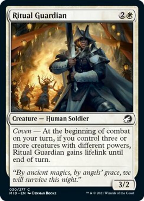 Ritual Guardian (Innistrad: Midnight Hunt) Light Play