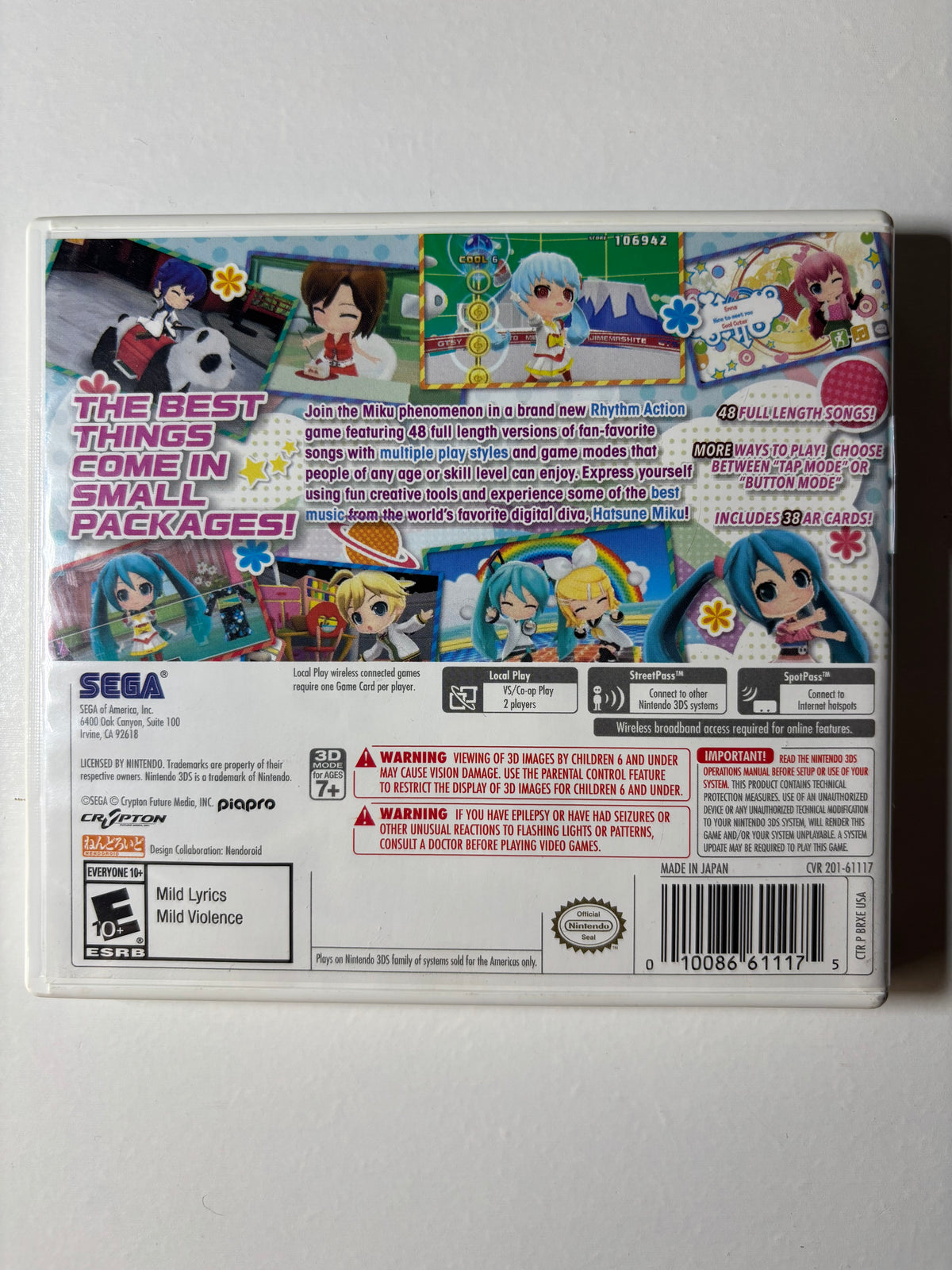 Hatsune Miku: Project Mirai DX (3DS)
