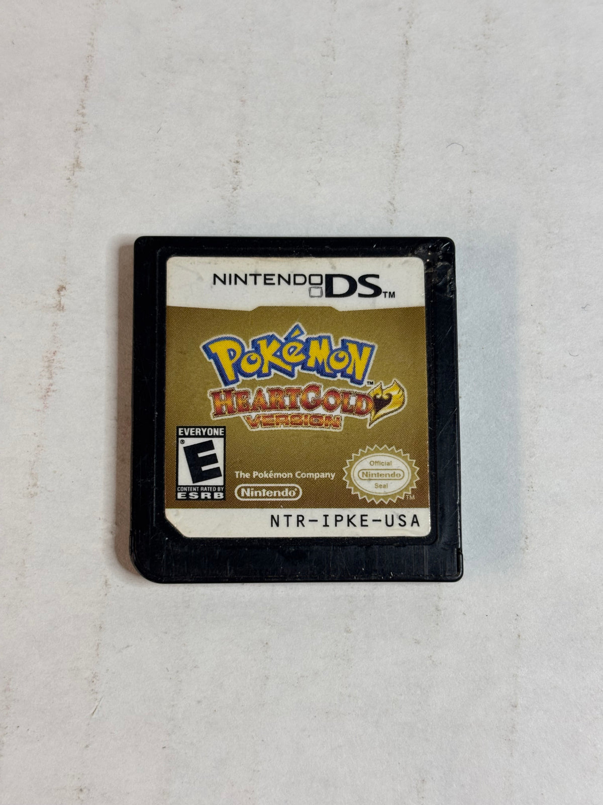 Pokemon HeartGold Version (Nintendo DS) (Cartridge Only) (Minor Cartridge Damage)