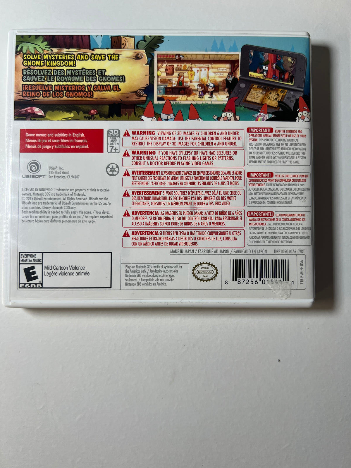 Gravity Falls: Legend of the Gnome Gemulets (DS)