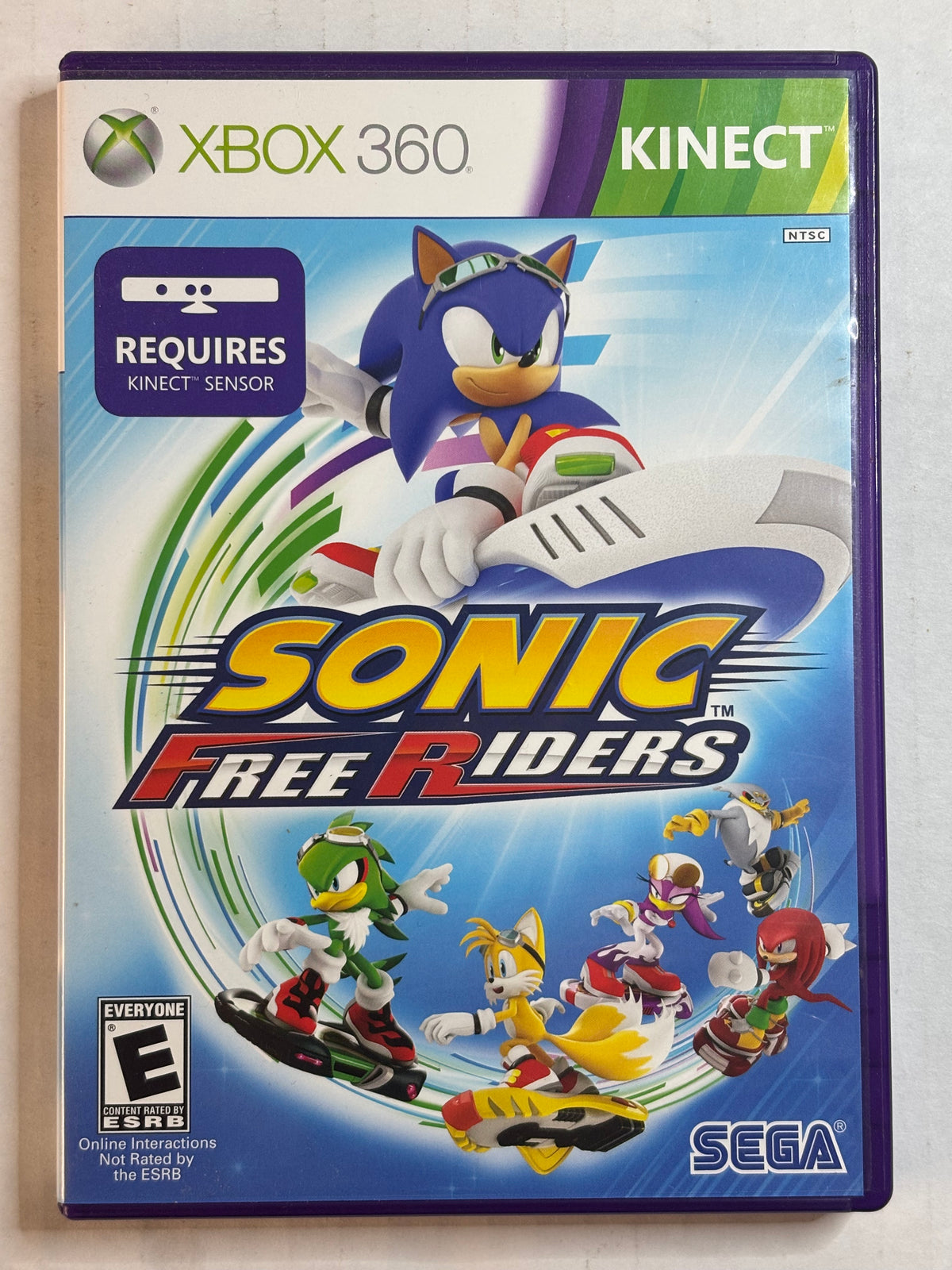 Sonic Free Riders (Xbox 360) (Complete In Box) (Tested/Working)