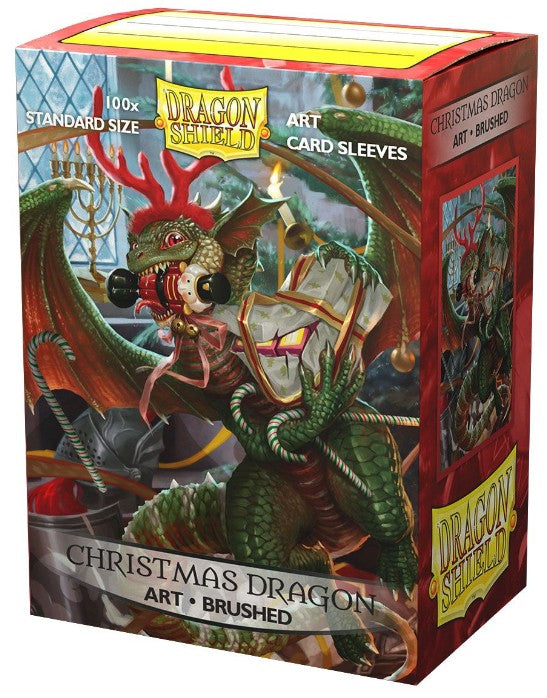Dragon Shield 100CT Box Brushed Art Sleeves Christmas Dragon 2020
