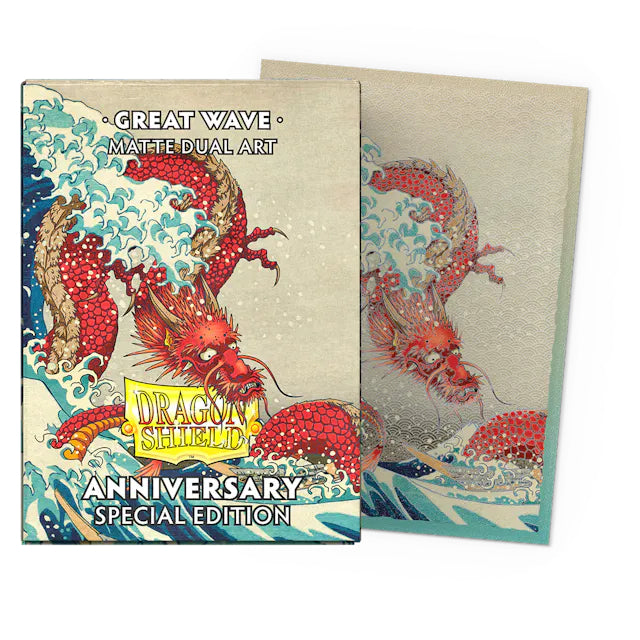 Dragon Shield Great Wave Dual Matte Anniversary Edition Sleeves