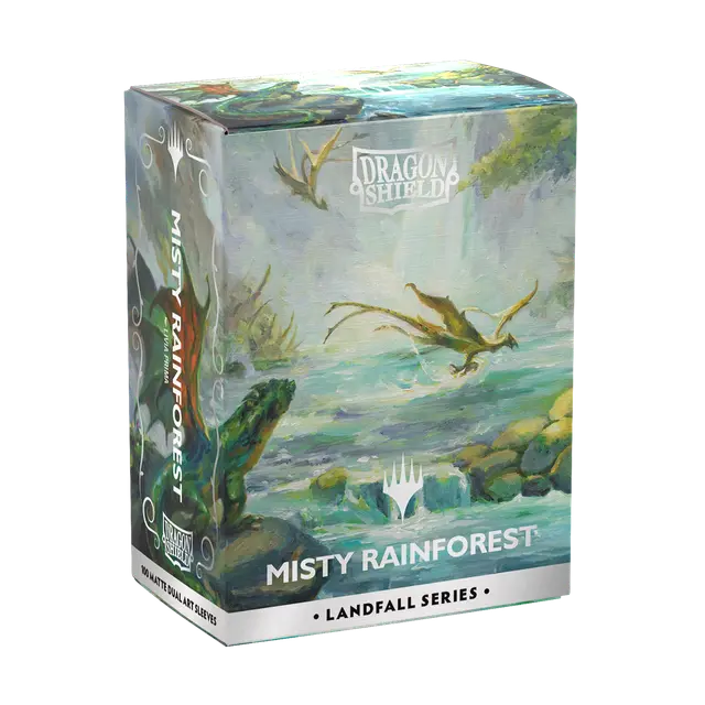 Dragon Shield - Landfall Series - Misty Rainforest - Matte Dual Art Sleeves