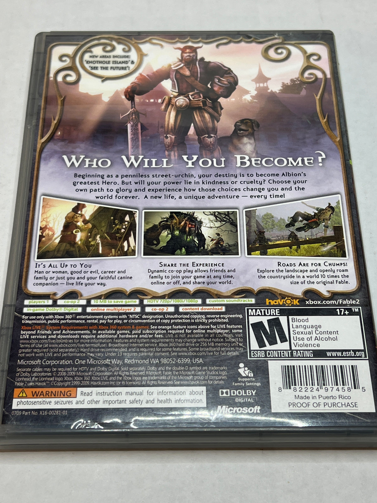 Fable II (Xbox 360) (Platinum Hits Edition) (Complete In Box)