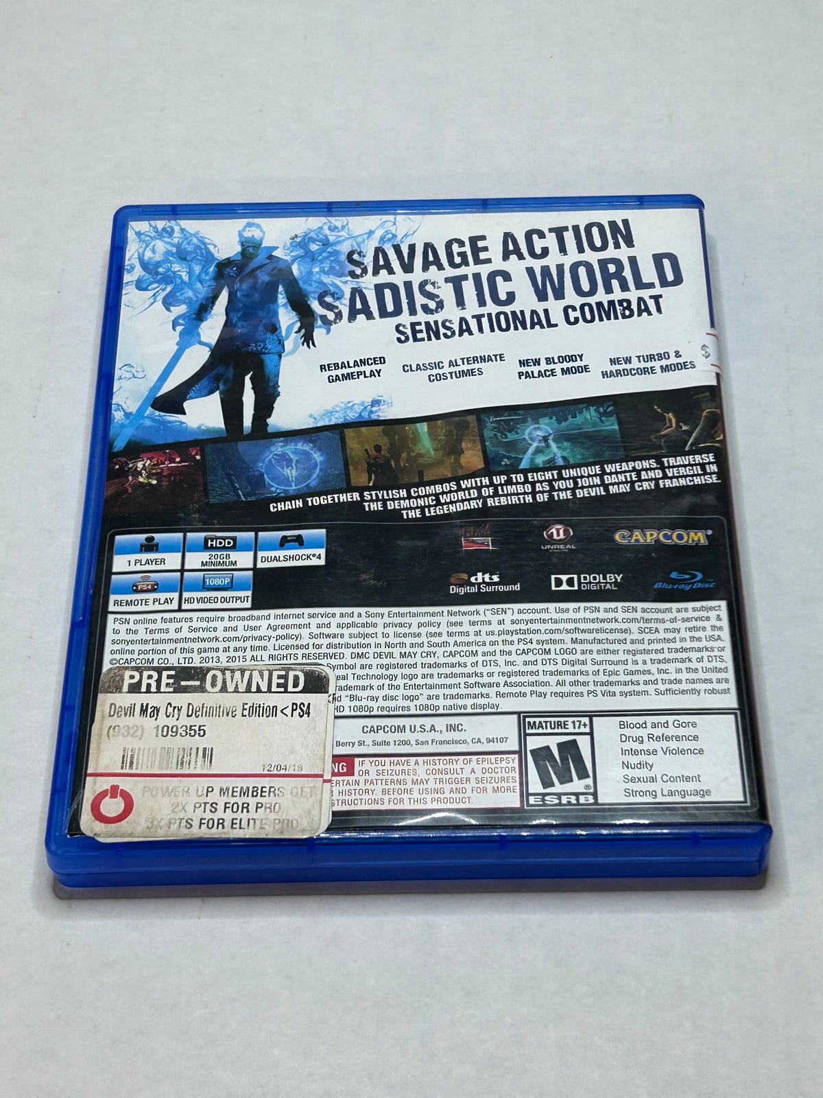 DMC: Devil May Cry [Definitive Edition] (PS4) (Copy)