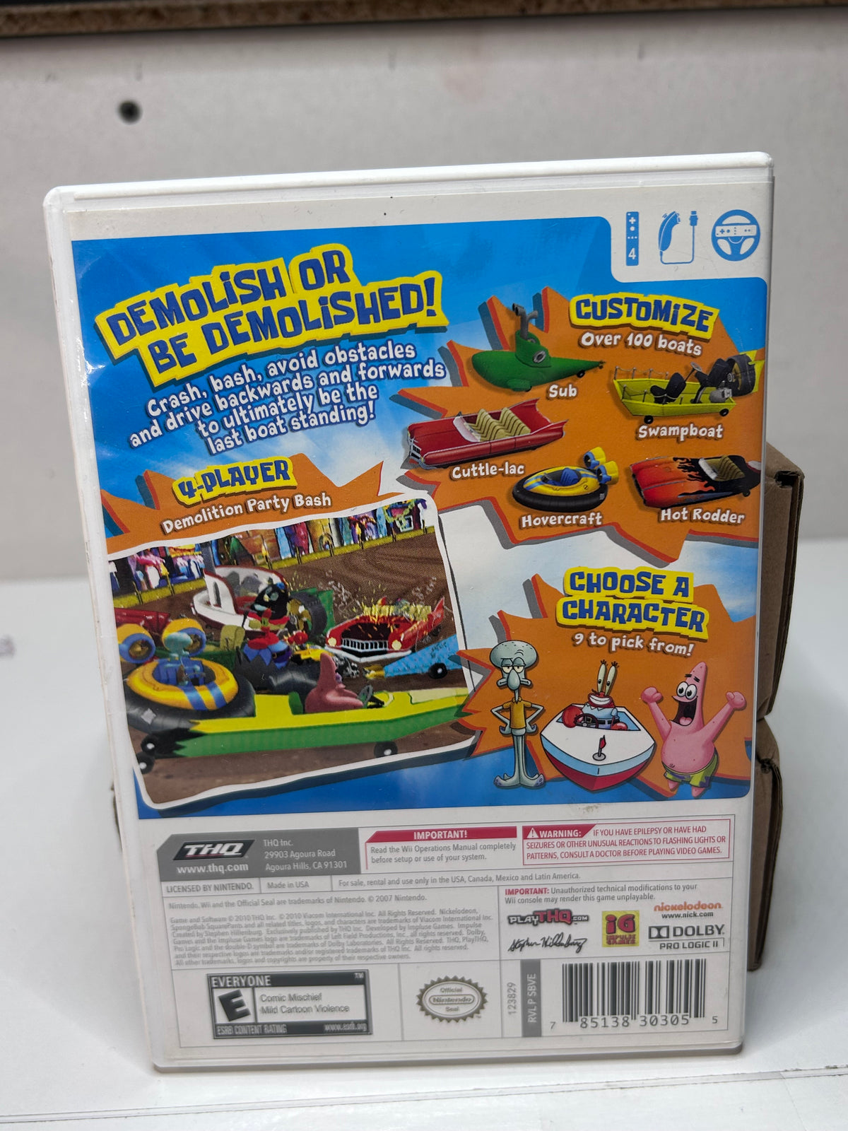 Spongebob's Boating Bash (Wii)