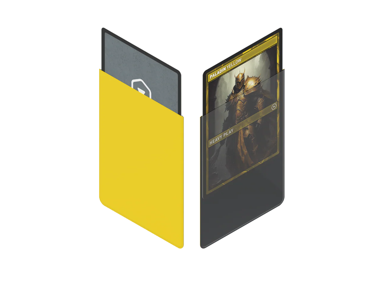 Heavy Play: CURV Sleeves - Standard 100 - Paladin Yellow