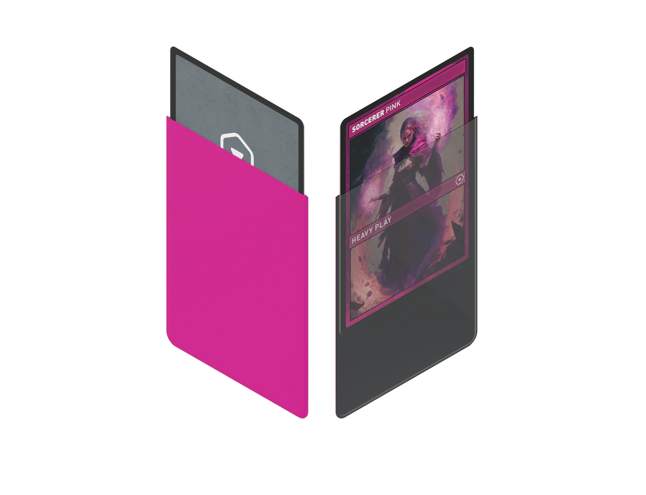 Heavy Play: CURV Sleeves - Standard 100 - Sorcerer Pink