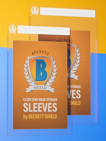 Beckett Shield Card Sleeves - Semi-rigid Storage - Thick (50ct)