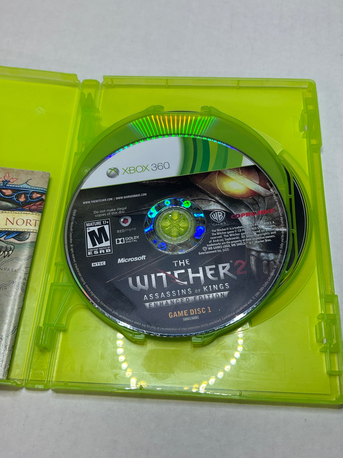 The Witcher 2: Assassins of Kings: Enhanced Edition W Map (Xbox 360)