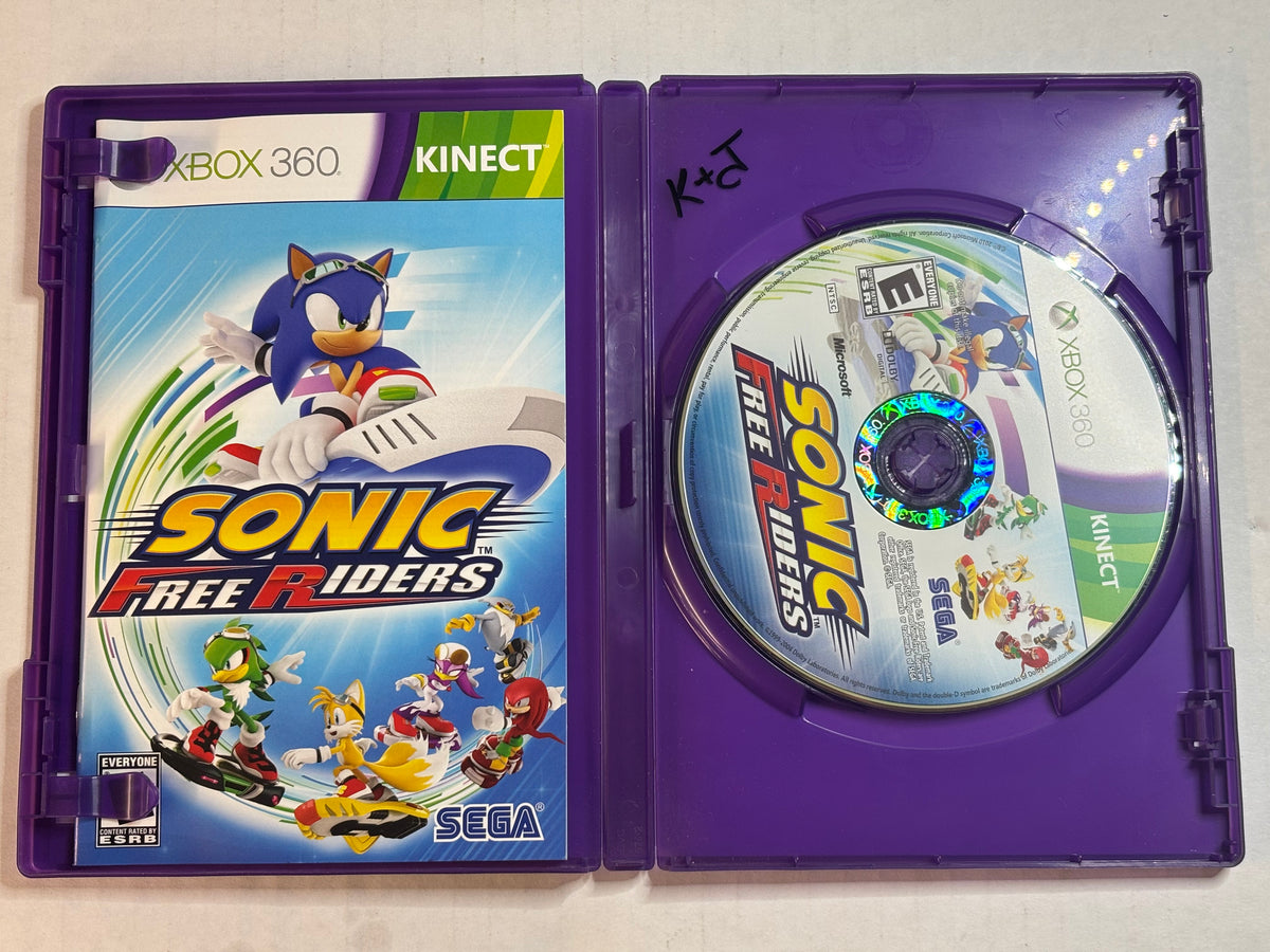 Sonic Free Riders (Xbox 360) (Complete In Box) (Tested/Working)
