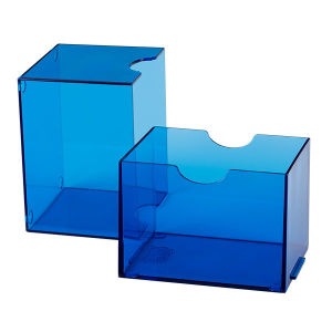 Dragon Shield Deck Box - 100 + Strongbox - Clear Blue