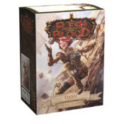 Dragon Shield Sleeves: Standard- Matte 'Flesh & Blood Dash' Art, Limited Edition (100 ct.)
