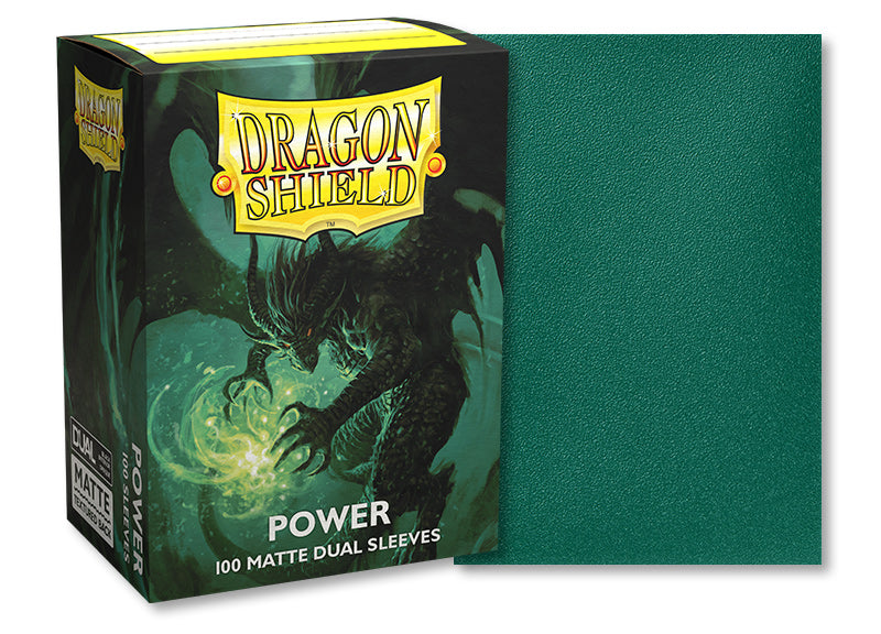 Dragon Shield Standard-Size Sleeves: DUAL- Matte Purple/Soul (100 ct.)