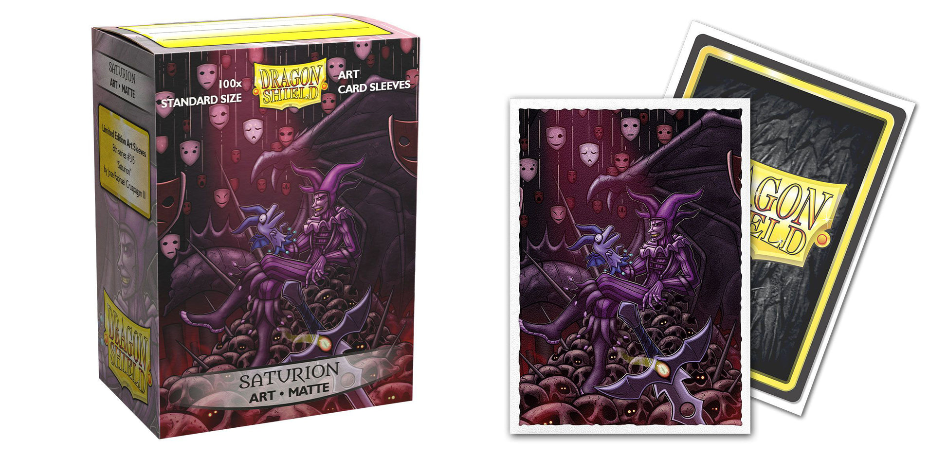Dragon Shield - Matte Art Sleeves: Saturion Portrait (100ct)