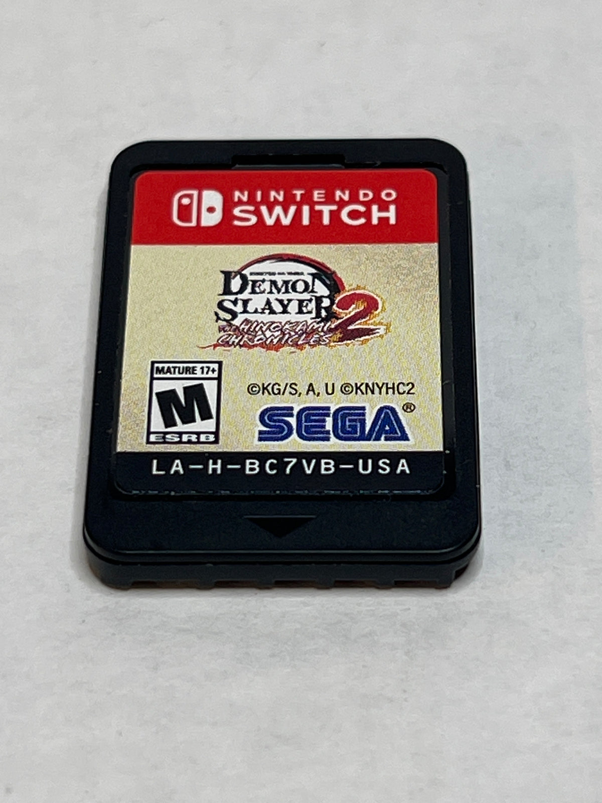 Demon Slayer: Kimetsu No Yaiba - The Hinokami Chronicles 2 (cart only)(Nintendo Switch)