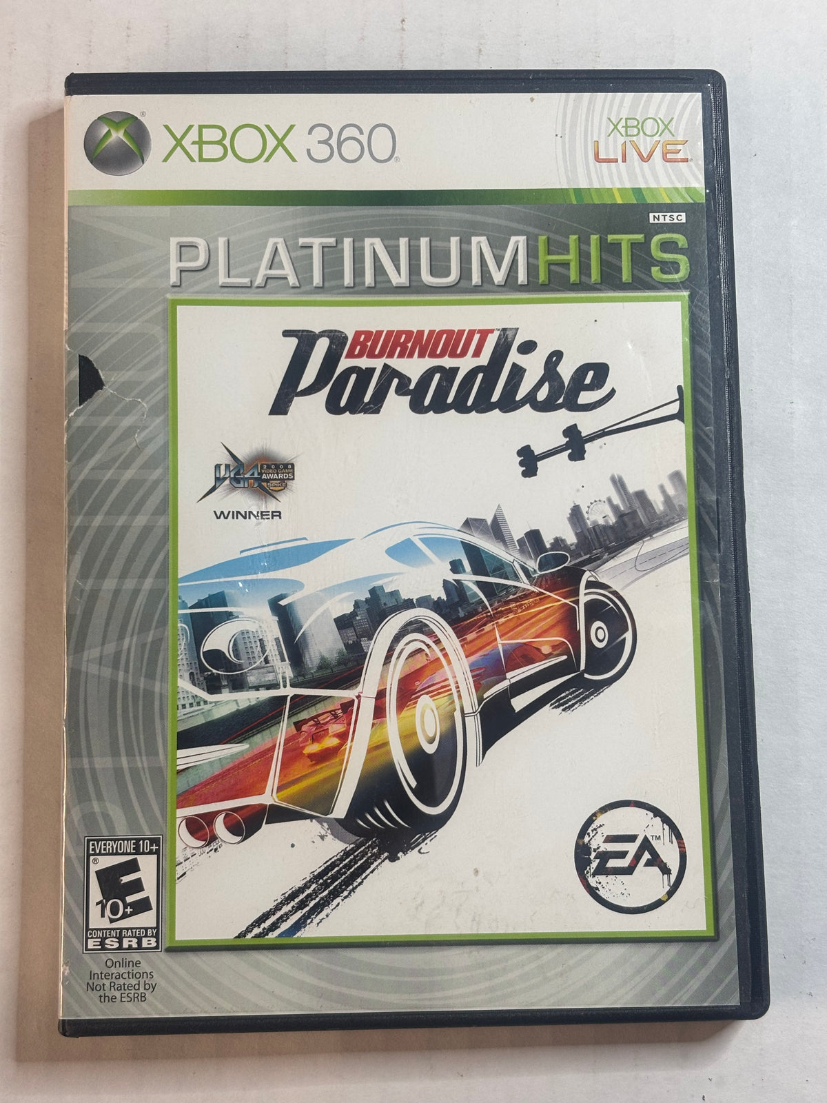Burnout Paradise (Xbox 360) (Complete in Box) (Tested/Working)