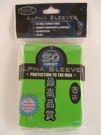 Max Protection Alpha Lime Green Large Sleeves