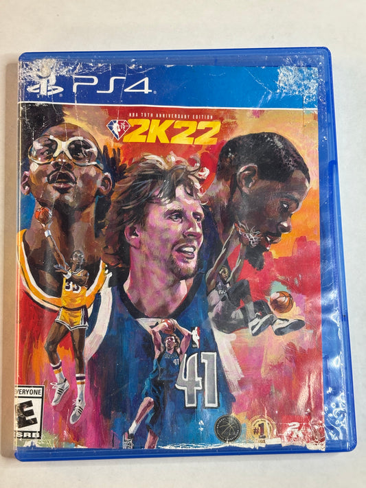 NBA 2K22 75TH Anniversery Edition (PS4) (No Manual) (Damaged)