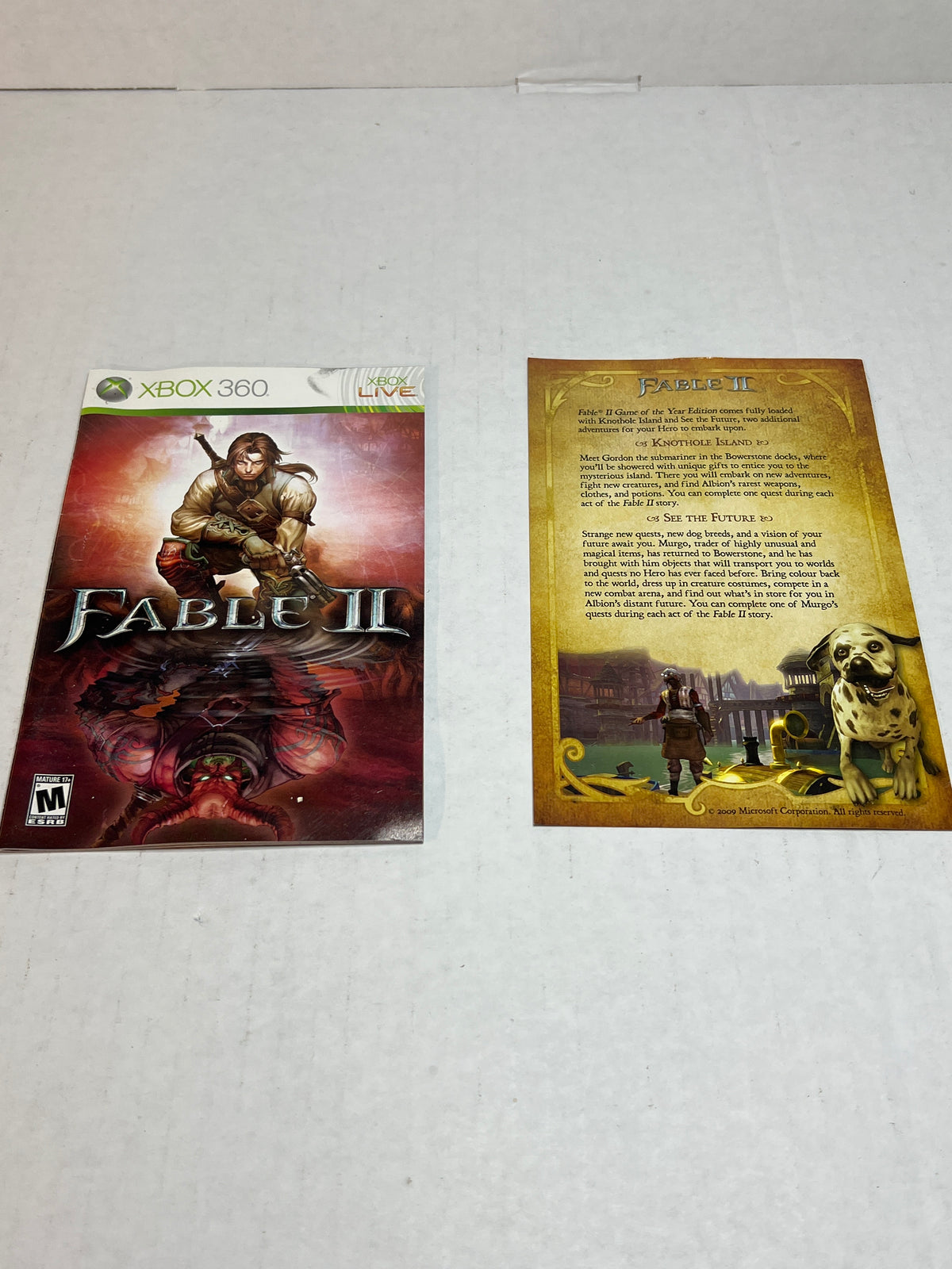 Fable II (Xbox 360) (Platinum Hits Edition) (Complete In Box)