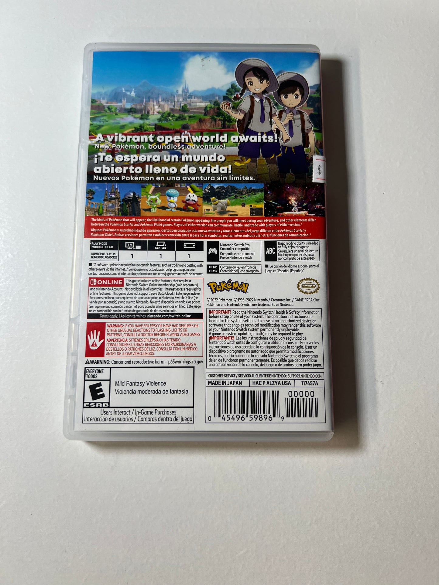 Pokemon Violet (Nintendo Switch)