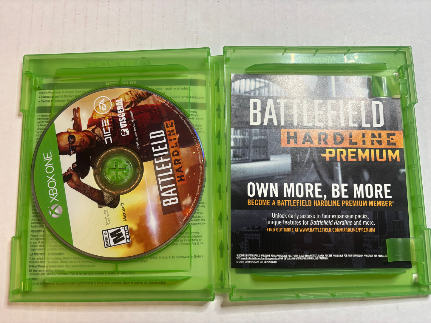 Battlefield Hardline (Xbox One) (Complete In Box)