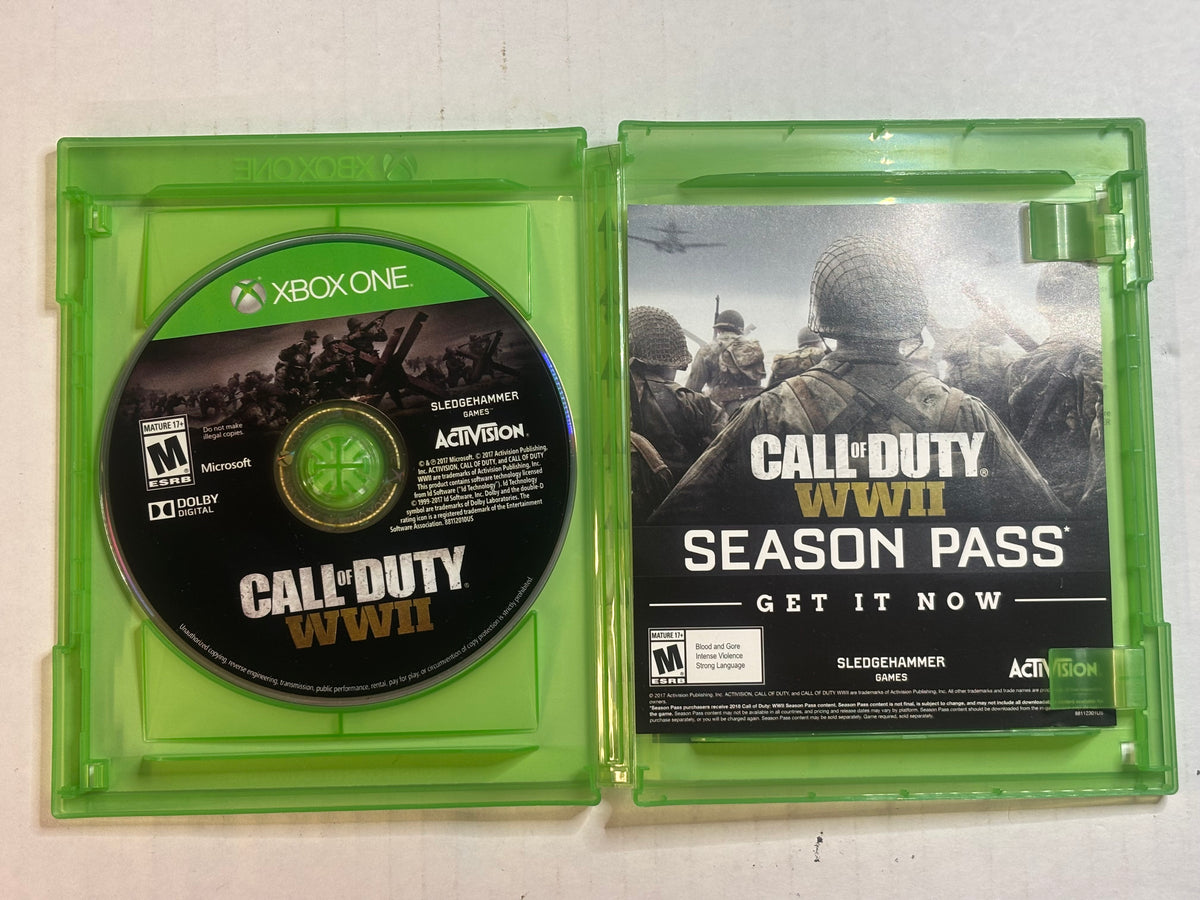 Call Of Duty WWII (Xbox Series XS/Xbox one) (Complete In Box) (Tested And Working)