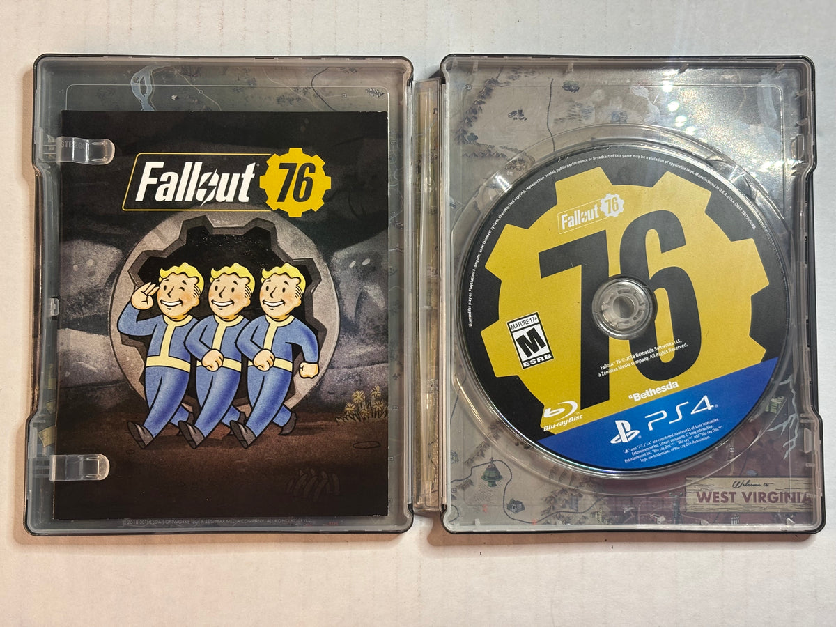 Fallout 76 Walmart Steel Case Edition (Complete, In-Box) (Tested and Working) (PS4)