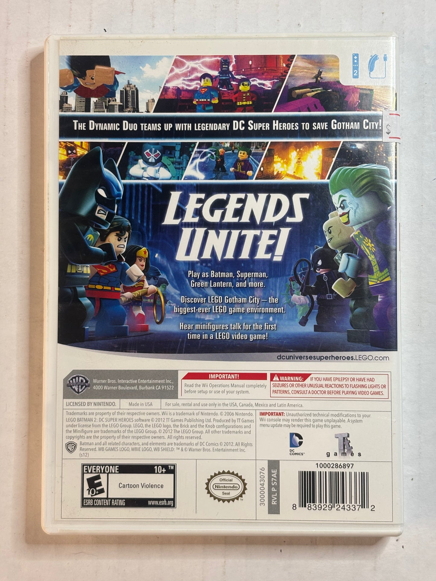 LEGO Batman 2 DC Super Heros (Wii)