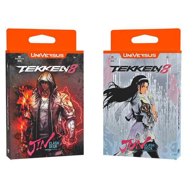 Tekken 8- Clash Deck Display- Jin & Jun (8 decks)