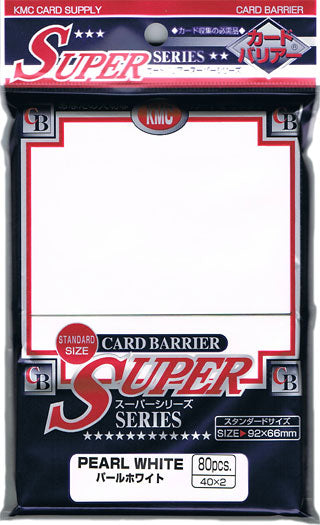 KMC Pearl White Sleeves 80ct
