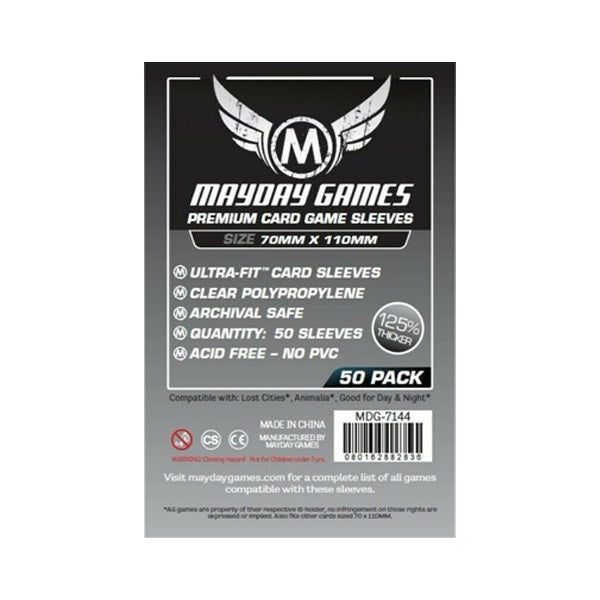 Sleeves: Premium Magnum Silver Sleeves 70mm x 110mm (Lost Cities) (50)