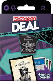 Monopoly Deal Nightmare Before Xmas Card Game