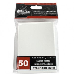 Monster Matte Sleeves (50ct) - White