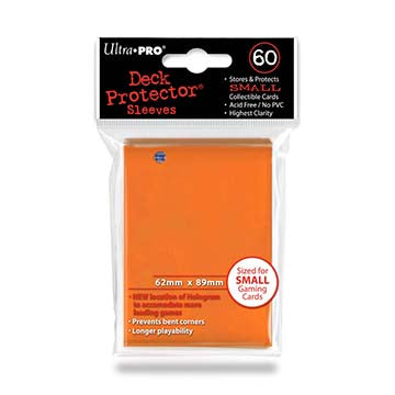 Ultra Pro Small Deck Protectors - Orange (60ct)