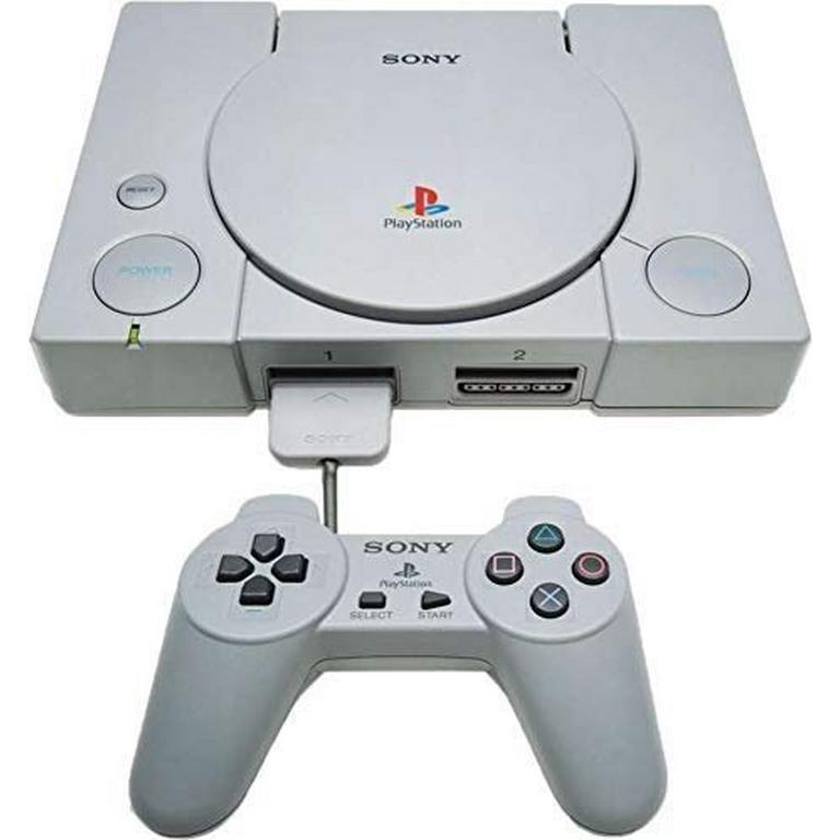Playstation One w controller (Grey) and memory card