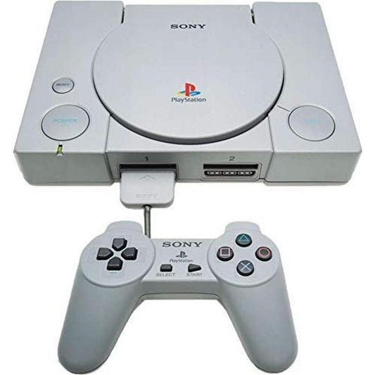 Playstation One w controller (Grey) and memory card