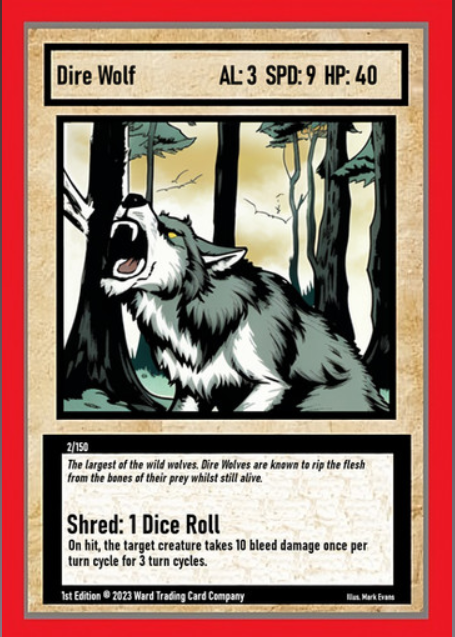 002/150 Dire Wolf - Common