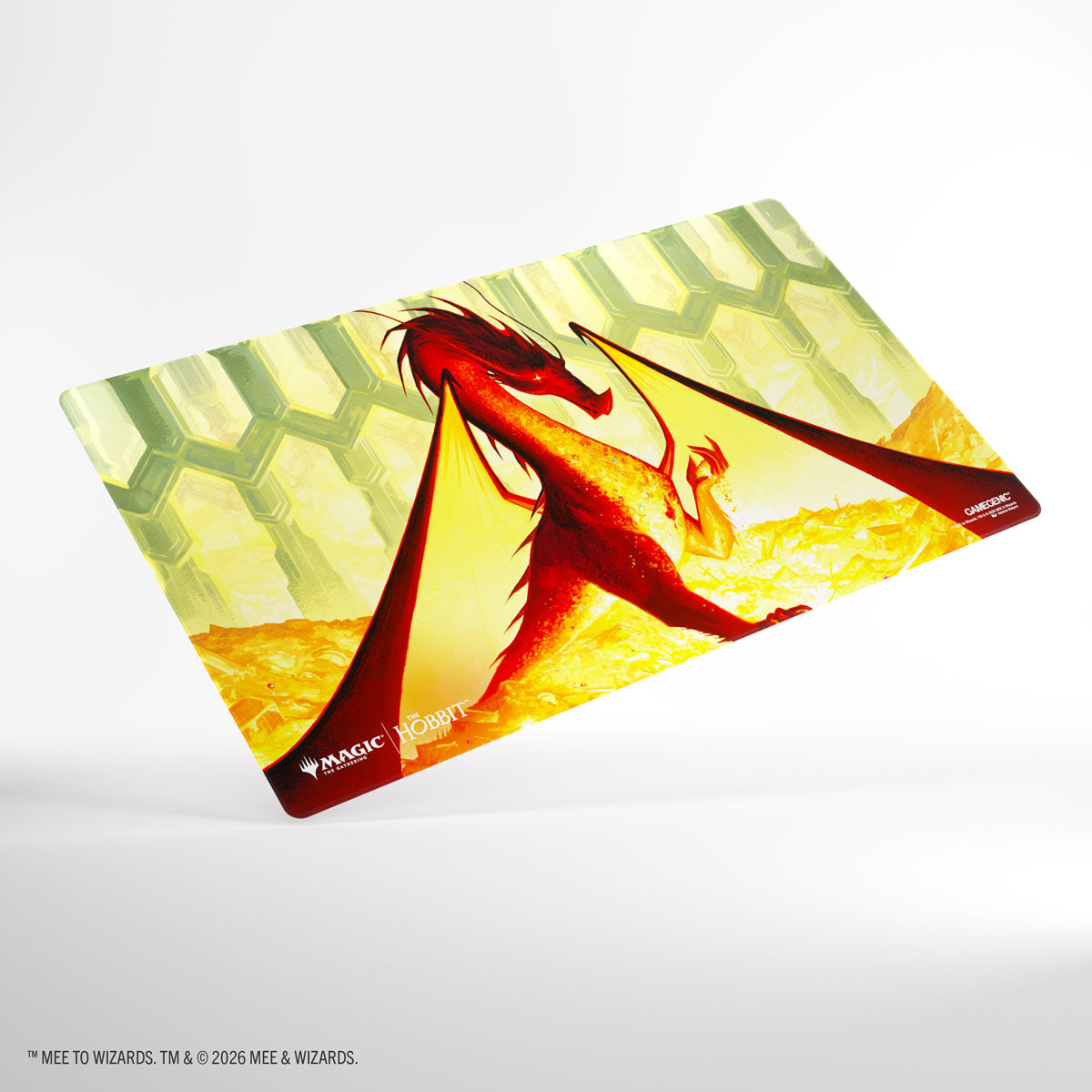 Magic: The Gathering The Hobbit Shiny Playmat - Smaug The Golden - GameGenic Playmats (Copy)