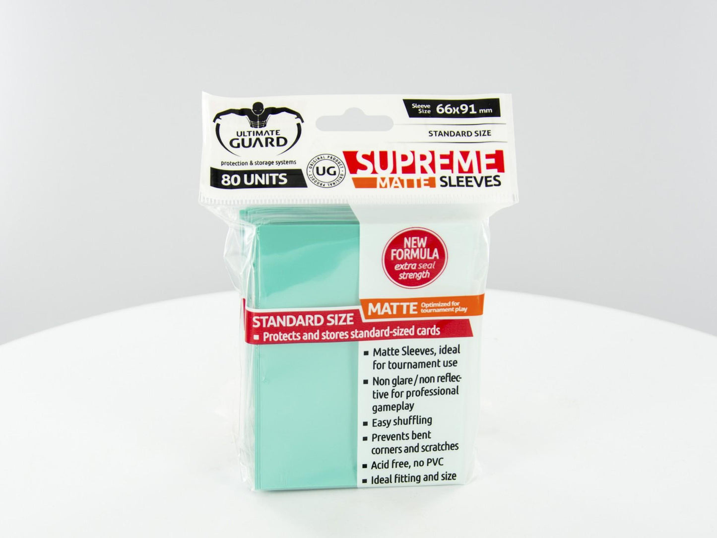Ultimate Guard - SUPREME SLEEVES MATTE - Standard size -  turquoise