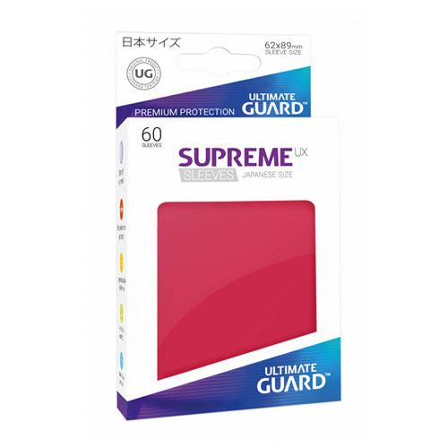 Ultimate Guard - Supreme UX Sleeves Small Size - Red (60)