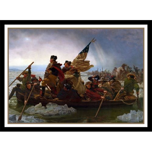 Ultra Pro - Fine Art: Standard Deck Protector - Washington Crossing The Delaware 65 Count