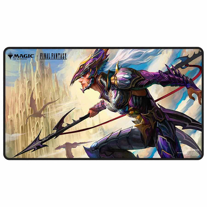 Ultra Pro - Final Fantasy Kain, Traitorous Dragoon Stitched Premium Playmat for Magic: The Gathering