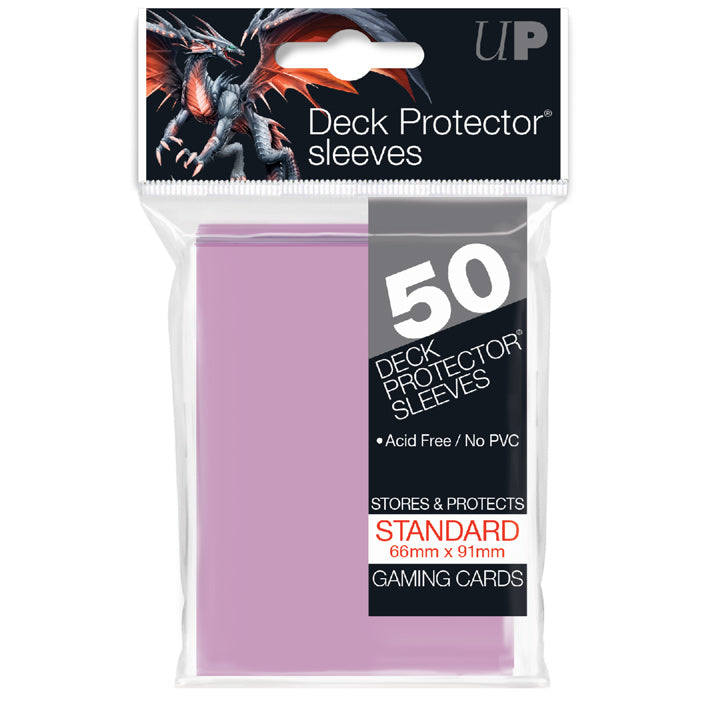 Ultra Pro - 50ct Bright Pink Standard Deck Protector Sleeves