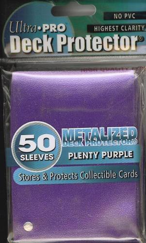 Ultra Pro Metalized Pack of 50 in Plenty Purple